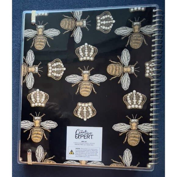 17 Month LG Planner CROWN & BEE Aug 2025 - Dec 2026 Weekly Planning Note Page - Picture 7 of 14